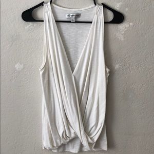 White drapey tank (size small)